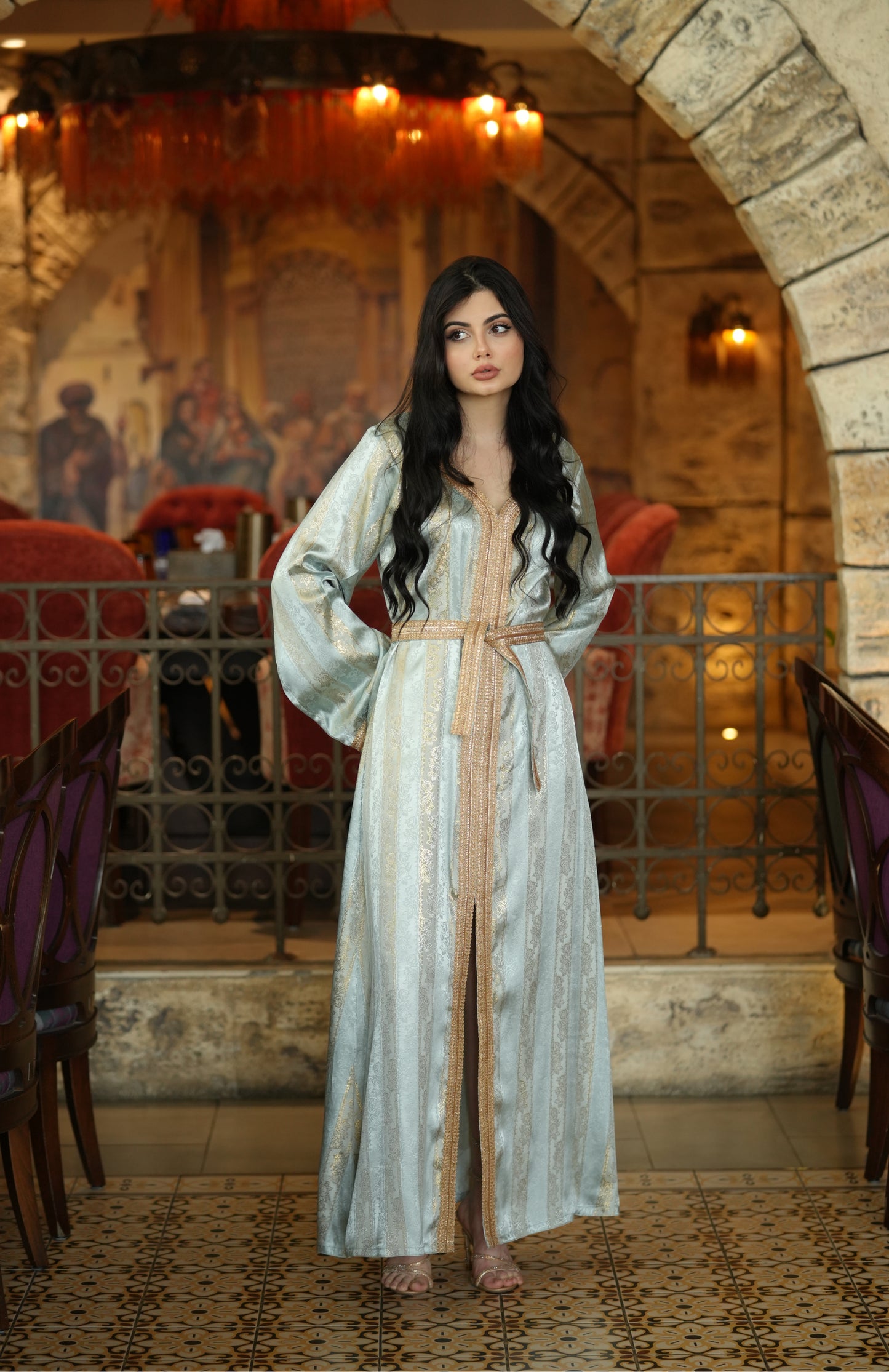 Jawhara Kaftan Blue