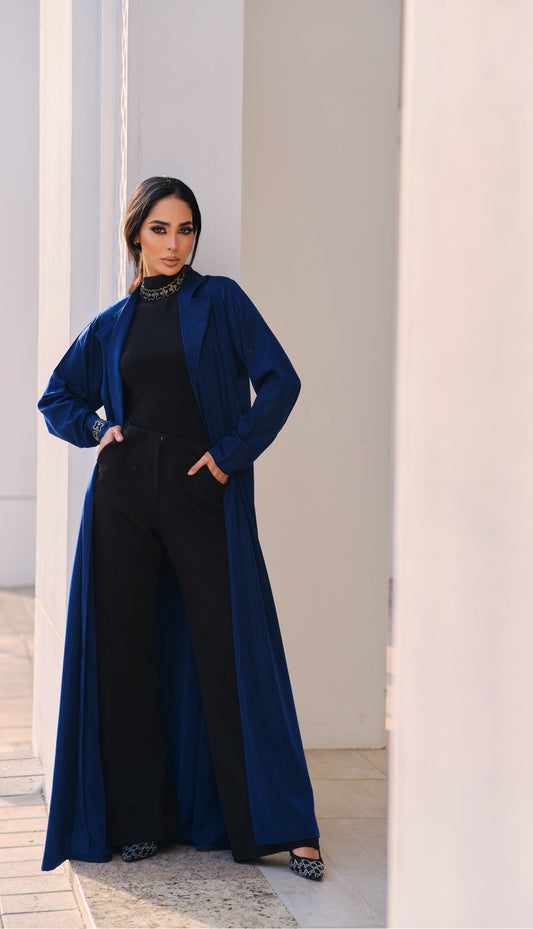 Blue Azure Abaya / Overcoat